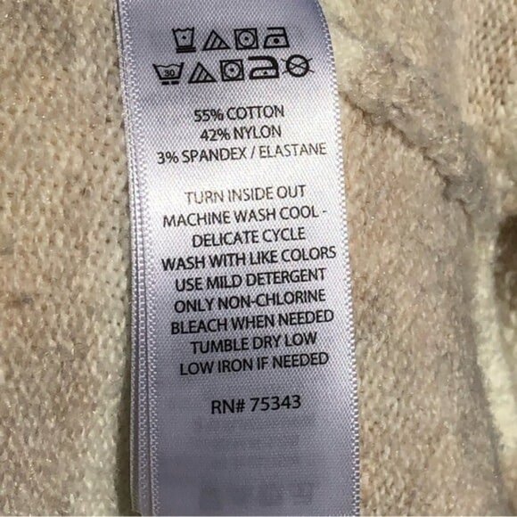 London Kaye Cotton Blend Knit Open Front Long Cardigan Sweater Duster XS - Picture 4 of 6